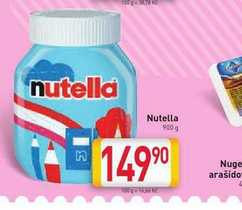 Billa Nutella nabídka