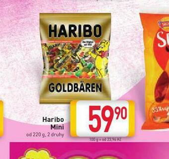 Billa Haribo mini nabídka