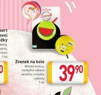 Billa Zvonek na kolo nabídka