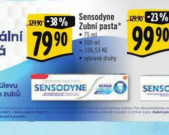 Albert Sensodyne zubní pasta nabídka
