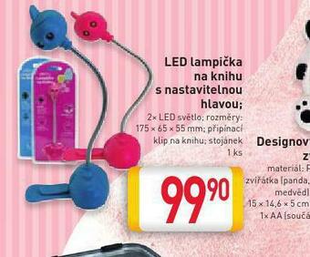 Billa Led lampička na knihu s nastavitelnou hlavou nabídka