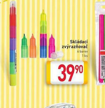 Skládací zvýrazňovač
