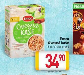 Billa Emco ovesná kaše nabídka