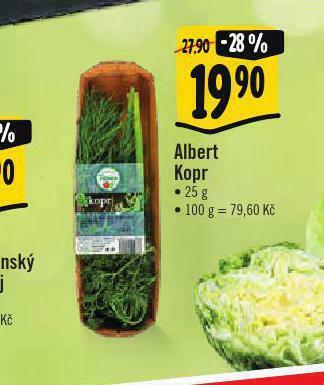 Albert Albert kopr nabídka