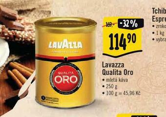 Albert Lavazza qualita oro mletá káva nabídka