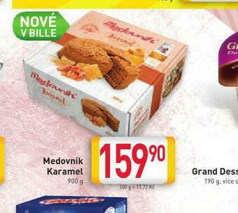 Billa Medovník karamel nabídka