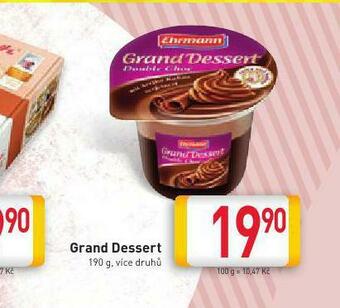 Billa Grand dessert nabídka
