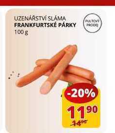 Flop Frankfurtské párky 100g nabídka