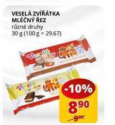 Flop Veselá zvířátka mléčný řez různé druhy 30 g nabídka