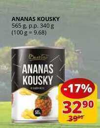 Flop Ananas kousky 565 g. p.p. 340 g nabídka