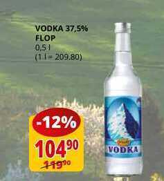 Flop Vodka 37,5% flop 0,5l nabídka