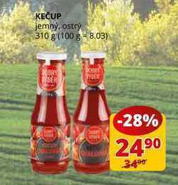 Flop Kečup jemný, ostrý 310 g nabídka