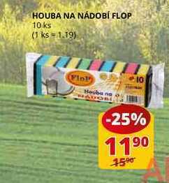 Flop Houba na nádobí flop 10 ks nabídka