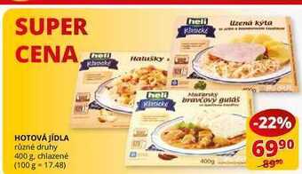 Flop Hotová jídla různé druhy 400 g nabídka