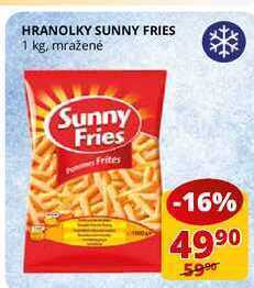 Flop Hranolky sunny fries 1 kg nabídka