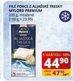 Flop Filé porce z aljašské tresky mylord premium 200g nabídka