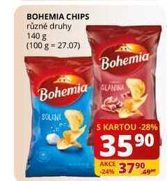 Flop Bohemia chips různé druhy 140 g nabídka