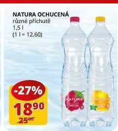 Flop Natura ochucená různé příchutě 1,5l nabídka