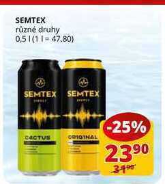 Flop Semtex různé druhy 0,5l nabídka