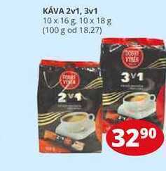 Flop Káva 2v1, 3v1 10 x 16 g, 10 x 18 g nabídka
