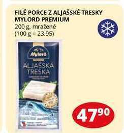Filé porce z aljašské tresky mylord premium 200g