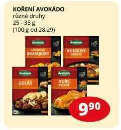 Flop Koření avokádo různé druhy 25-35 g nabídka