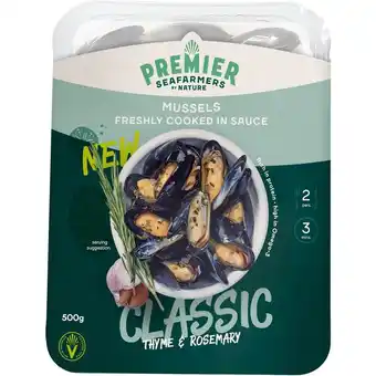 Premier předvařené mušle slávky v omáčce "classic"