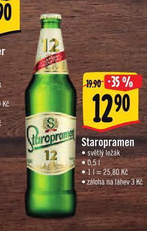 Albert Pivo staropramen nabídka