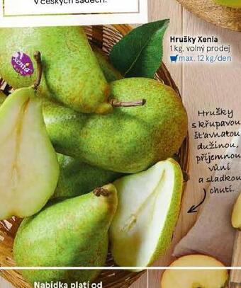 Tesco Hrušky xenia nabídka