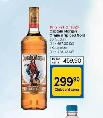 Tesco Captain morgan original spiced gold nabídka