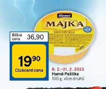 Tesco Hamé paštika nabídka