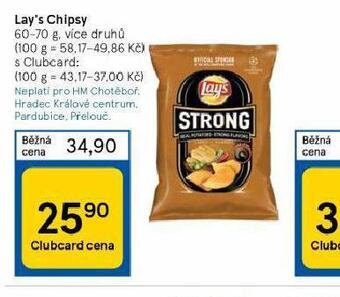 Tesco Lay´s chipsy nabídka