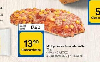 Tesco Mini pizza šunková s kukuřicí nabídka