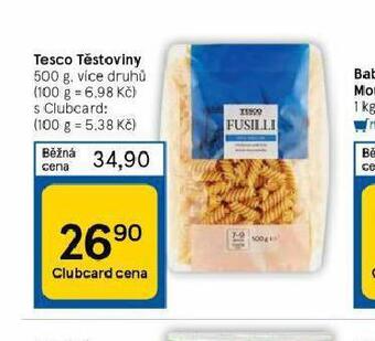 Tesco Tesco těstoviny nabídka