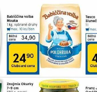 Tesco Babiččina volba mouka nabídka