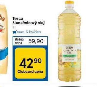 Tesco Tesco slunečnicový olej nabídka