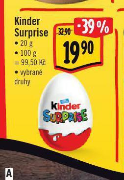 Albert Kinder surprise nabídka