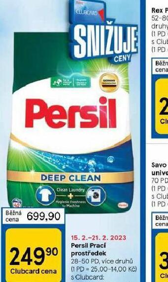 Tesco Persil prací prostředek nabídka