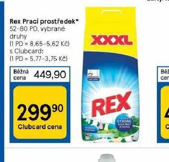 Tesco Rex prací prostředek nabídka