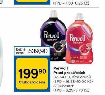 Tesco Perwoll prací prostředek nabídka