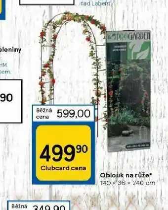 Tesco Oblouk na růže nabídka