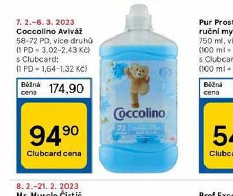 Tesco Coccolino aviváž nabídka