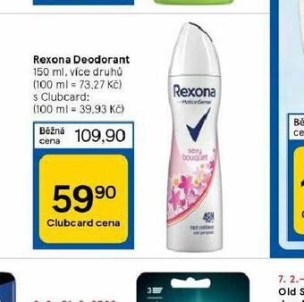 Tesco Rexona deodorant nabídka