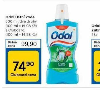 Tesco Odol ústní voda nabídka