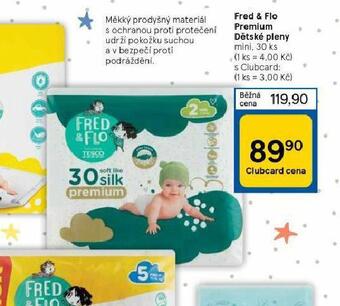 Tesco Fred & flo dětské pleny nabídka