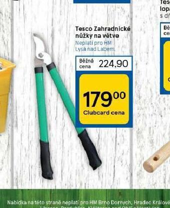 Tesco Tesco zahradnické nůžky na větve nabídka