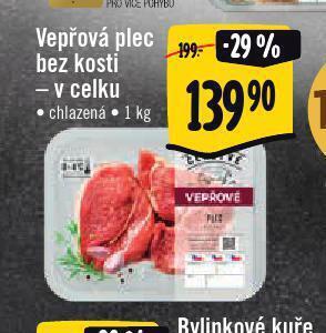 Albert Vepřová plec bez kosti nabídka
