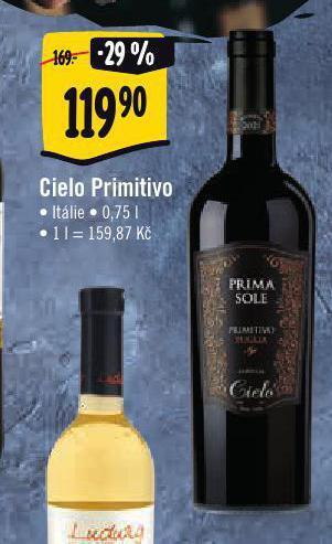 Albert Cielo primitivo nabídka