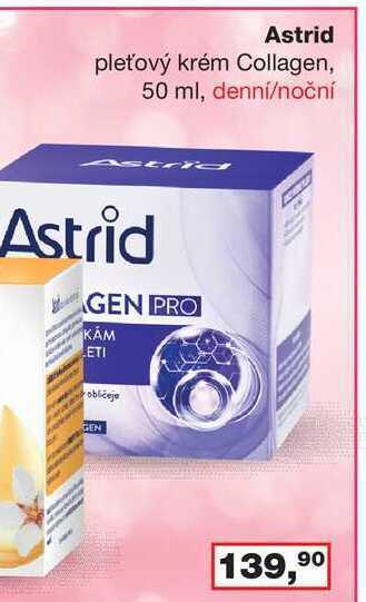 Barvy a laky drogerie Astrid pleťový krém collagen, 50 ml nabídka