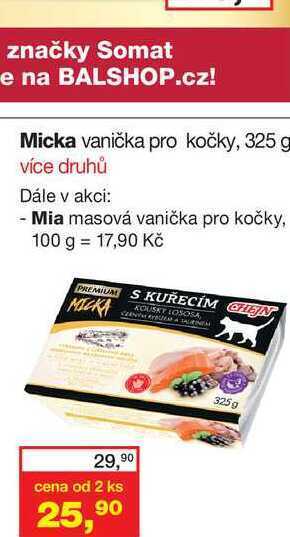 Barvy a laky drogerie Micka vanička pro kočky, 325 g nabídka